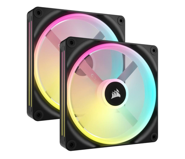 Corsair iCUE LINK QX140 PWM RGB Dual Pack 2x140mm - 1158645 - zdjęcie